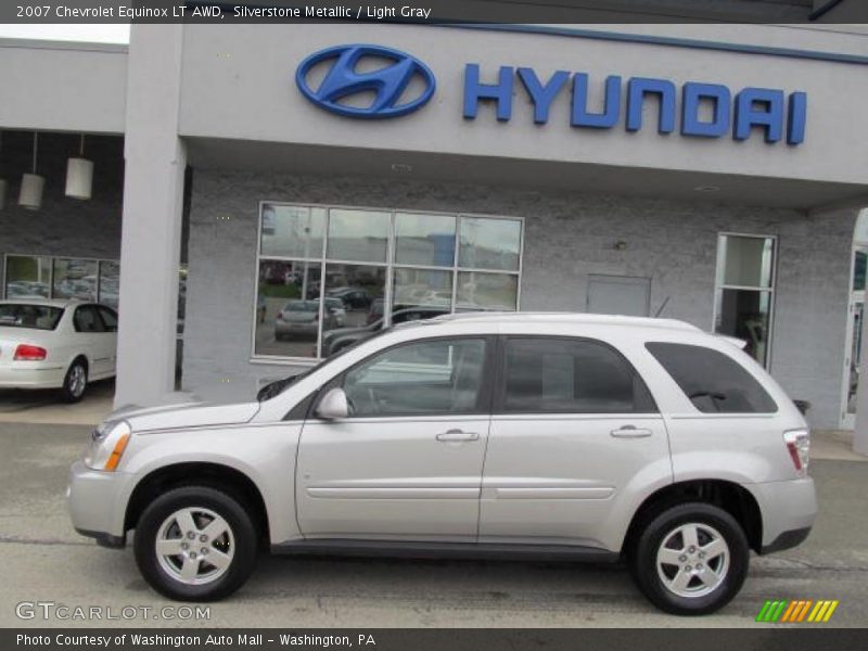 Silverstone Metallic / Light Gray 2007 Chevrolet Equinox LT AWD