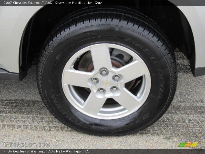 Silverstone Metallic / Light Gray 2007 Chevrolet Equinox LT AWD