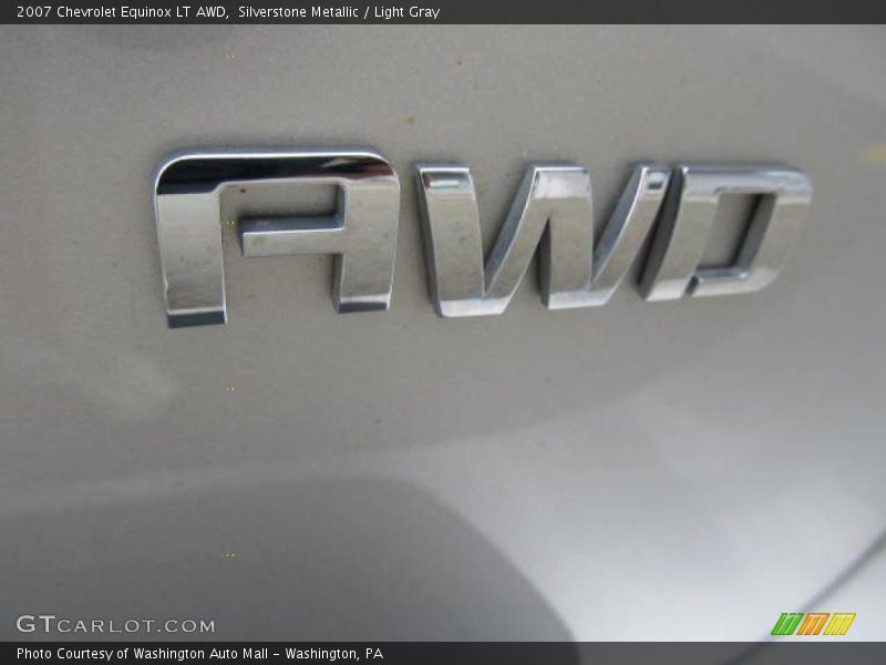 Silverstone Metallic / Light Gray 2007 Chevrolet Equinox LT AWD