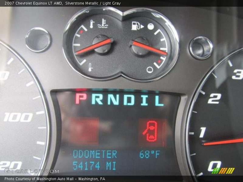 Silverstone Metallic / Light Gray 2007 Chevrolet Equinox LT AWD