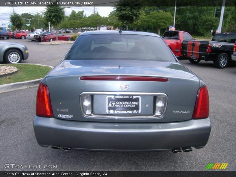 Thunder Gray / Black 2005 Cadillac DeVille Sedan