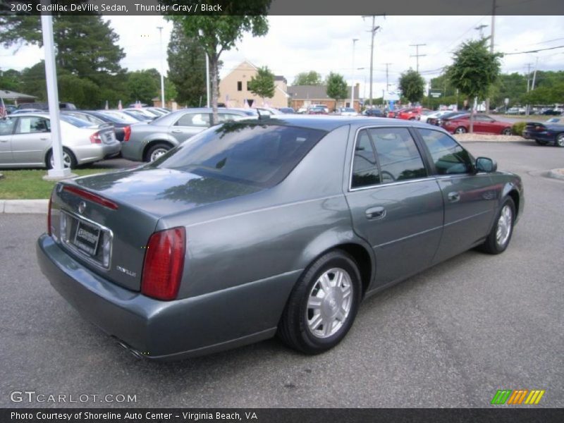 Thunder Gray / Black 2005 Cadillac DeVille Sedan