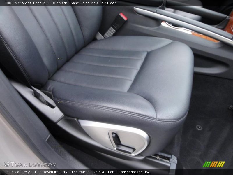 Sand Beige Metallic / Black 2008 Mercedes-Benz ML 350 4Matic