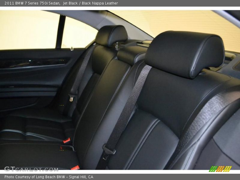 Jet Black / Black Nappa Leather 2011 BMW 7 Series 750i Sedan