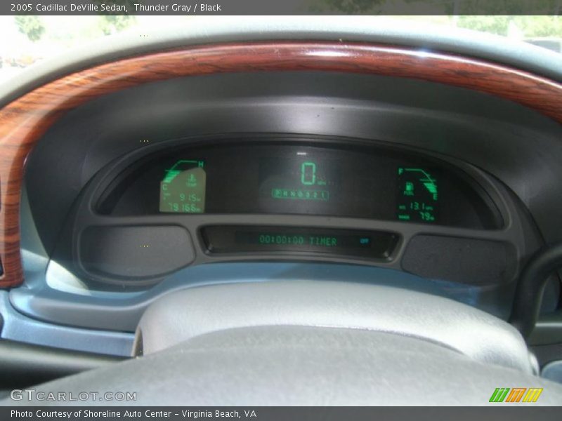 Thunder Gray / Black 2005 Cadillac DeVille Sedan