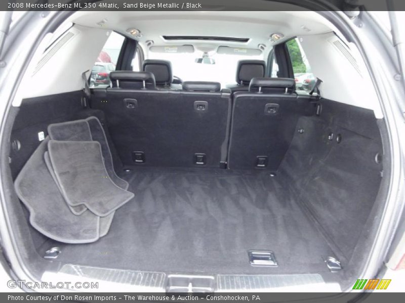 Sand Beige Metallic / Black 2008 Mercedes-Benz ML 350 4Matic