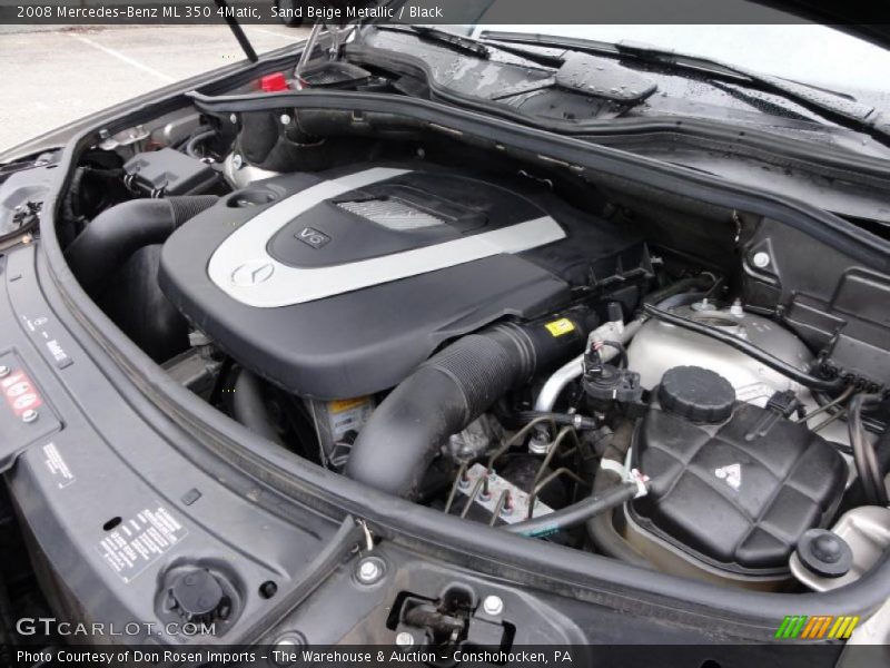 Sand Beige Metallic / Black 2008 Mercedes-Benz ML 350 4Matic