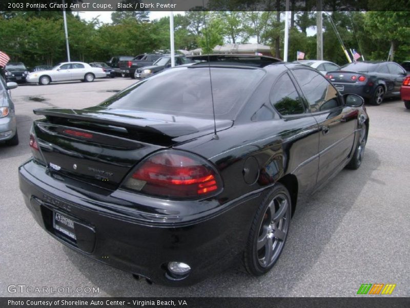 Black / Dark Pewter 2003 Pontiac Grand Am GT Coupe