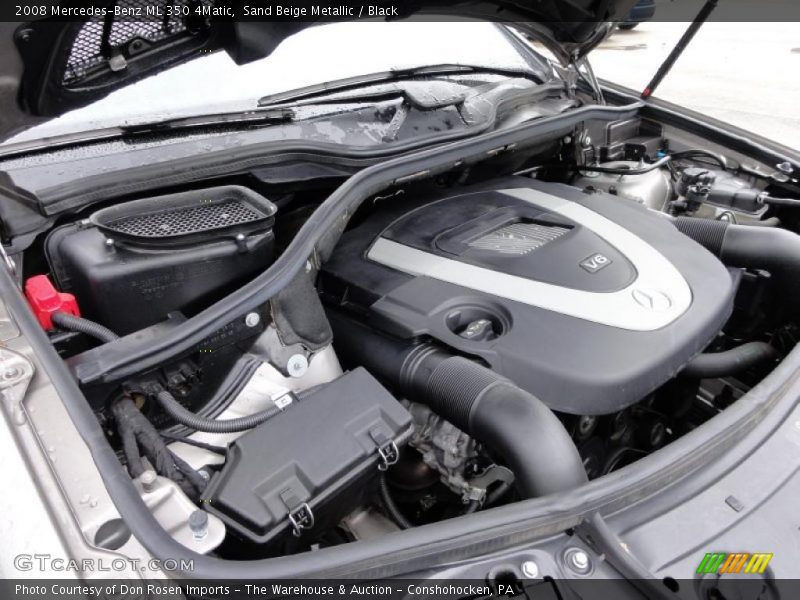 Sand Beige Metallic / Black 2008 Mercedes-Benz ML 350 4Matic