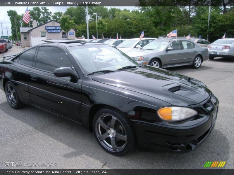 Black / Dark Pewter 2003 Pontiac Grand Am GT Coupe