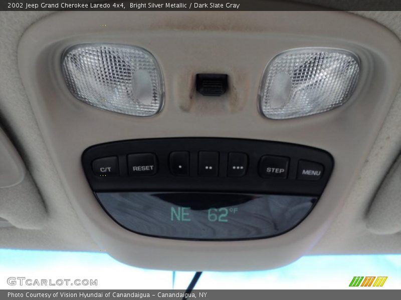 Bright Silver Metallic / Dark Slate Gray 2002 Jeep Grand Cherokee Laredo 4x4