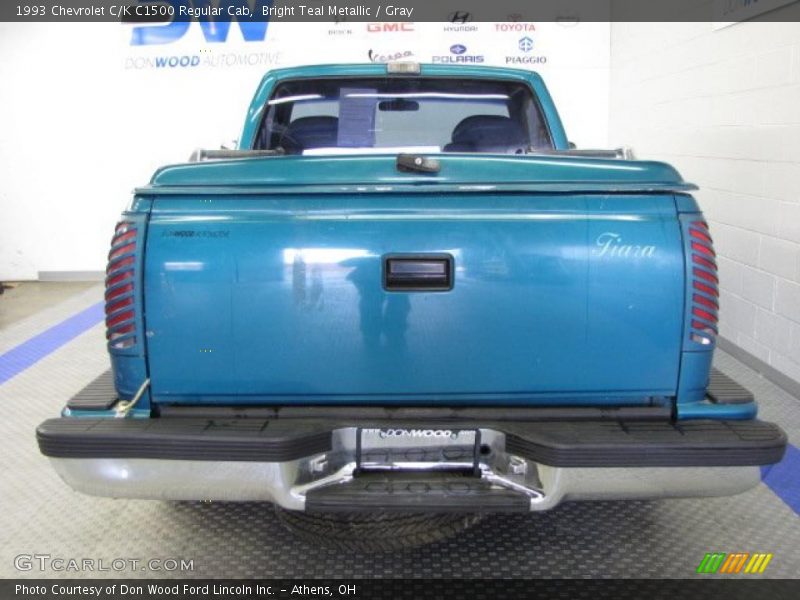 Bright Teal Metallic / Gray 1993 Chevrolet C/K C1500 Regular Cab