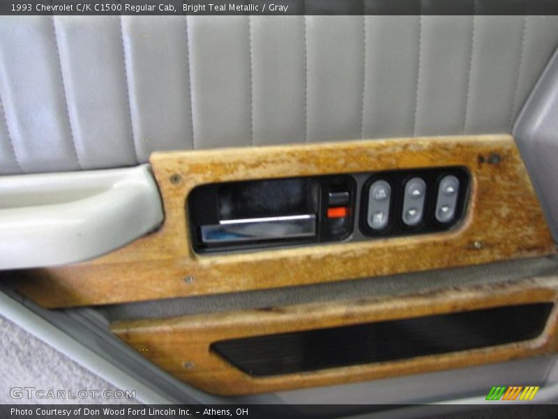 Bright Teal Metallic / Gray 1993 Chevrolet C/K C1500 Regular Cab