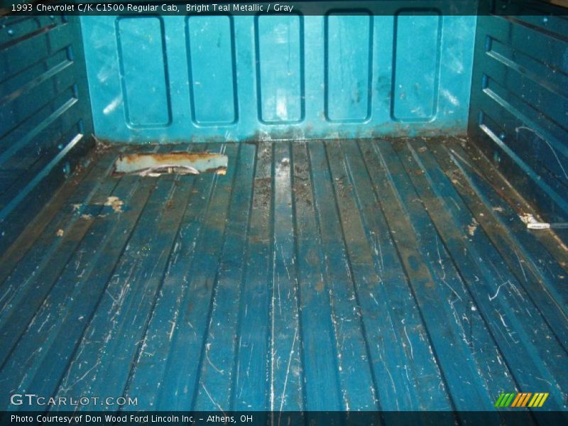 Bright Teal Metallic / Gray 1993 Chevrolet C/K C1500 Regular Cab