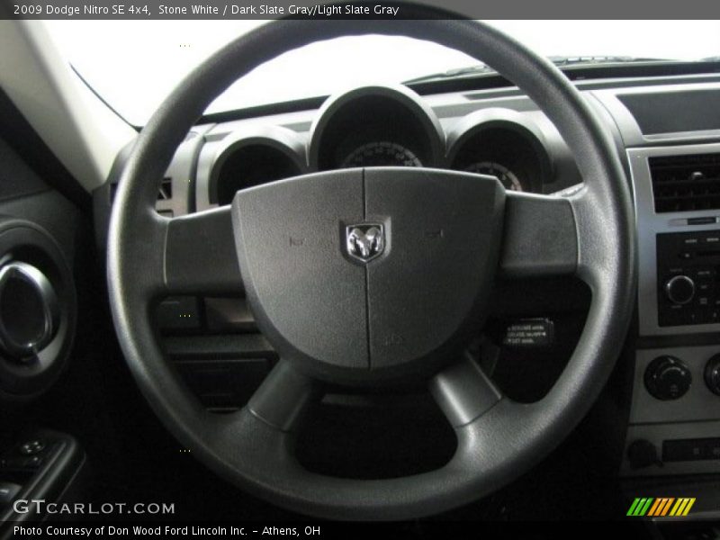 Stone White / Dark Slate Gray/Light Slate Gray 2009 Dodge Nitro SE 4x4