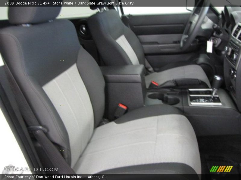 Stone White / Dark Slate Gray/Light Slate Gray 2009 Dodge Nitro SE 4x4