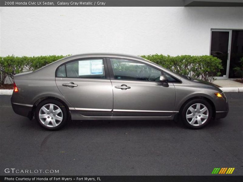 Galaxy Gray Metallic / Gray 2008 Honda Civic LX Sedan