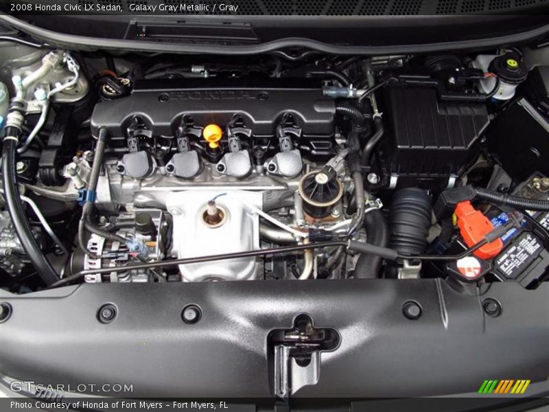 Galaxy Gray Metallic / Gray 2008 Honda Civic LX Sedan