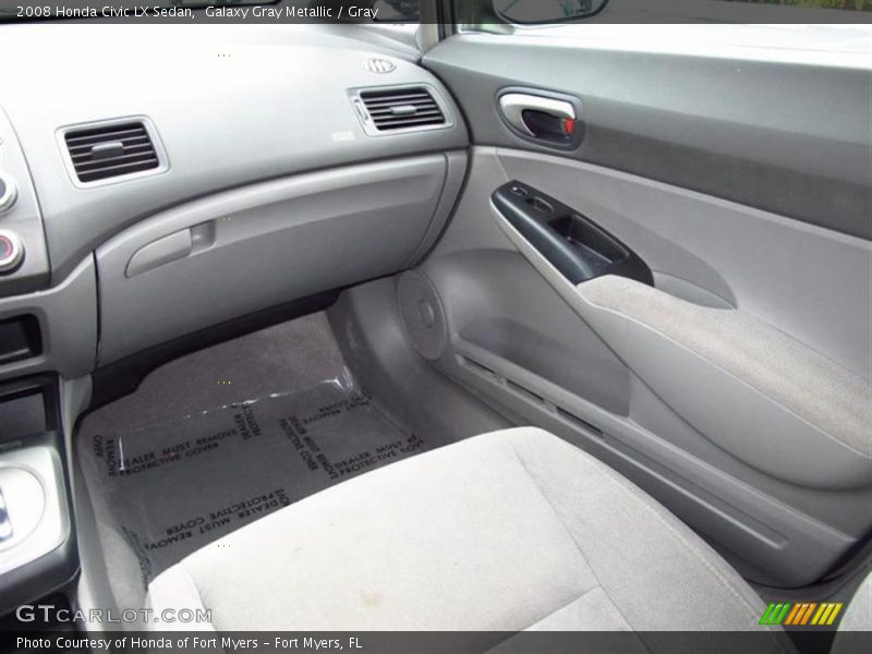 Galaxy Gray Metallic / Gray 2008 Honda Civic LX Sedan