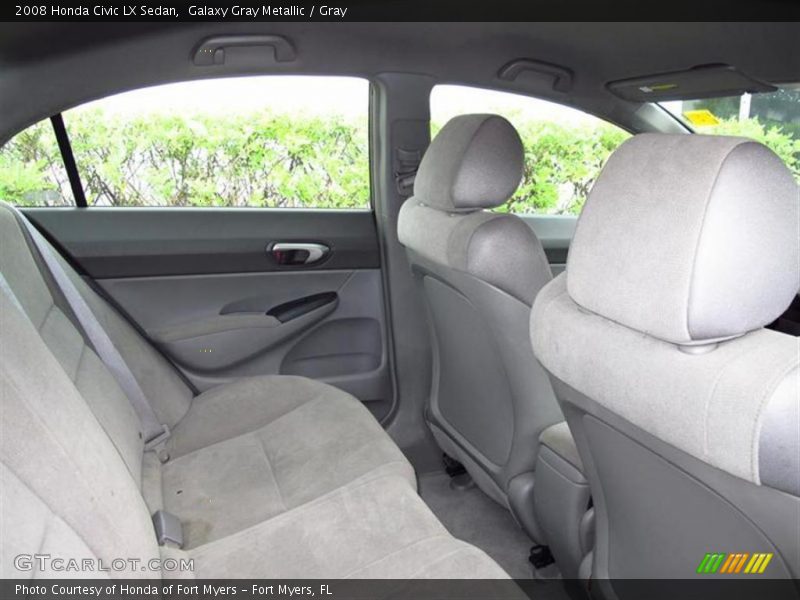 Galaxy Gray Metallic / Gray 2008 Honda Civic LX Sedan