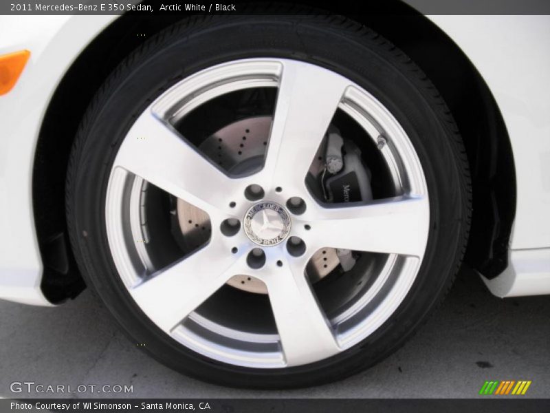 Arctic White / Black 2011 Mercedes-Benz E 350 Sedan