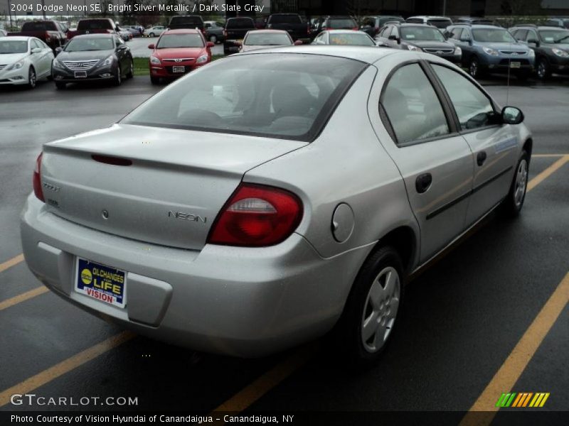 Bright Silver Metallic / Dark Slate Gray 2004 Dodge Neon SE
