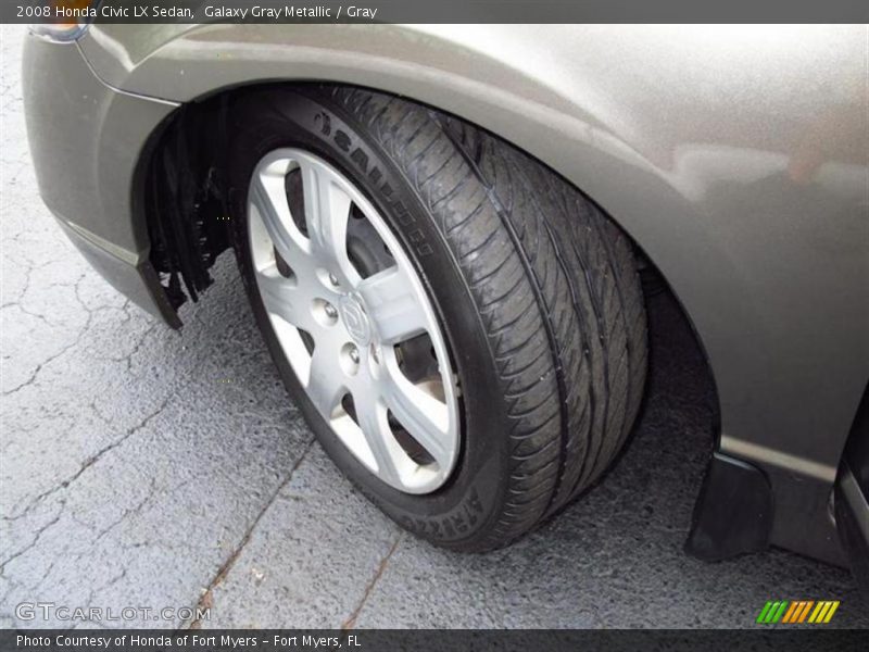 Galaxy Gray Metallic / Gray 2008 Honda Civic LX Sedan