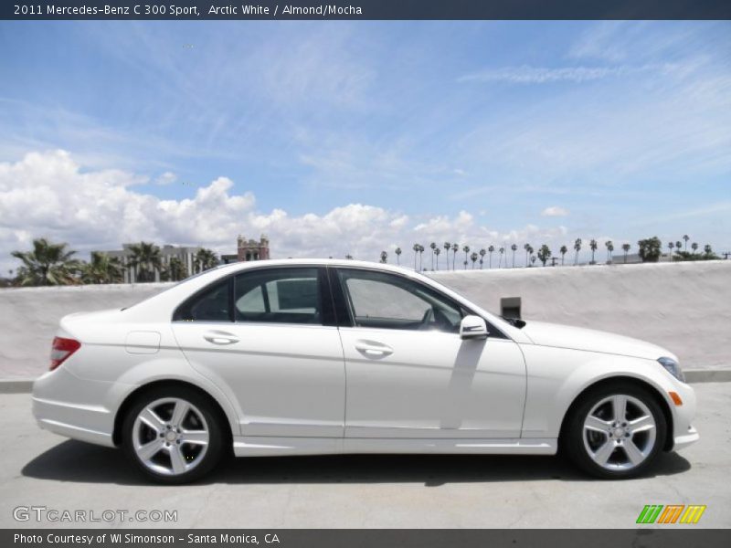 Arctic White / Almond/Mocha 2011 Mercedes-Benz C 300 Sport