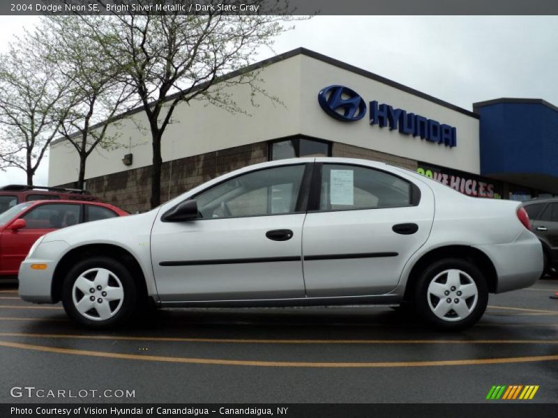 Bright Silver Metallic / Dark Slate Gray 2004 Dodge Neon SE