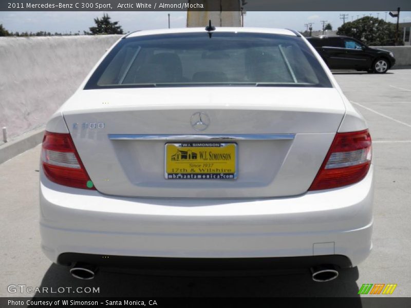 Arctic White / Almond/Mocha 2011 Mercedes-Benz C 300 Sport
