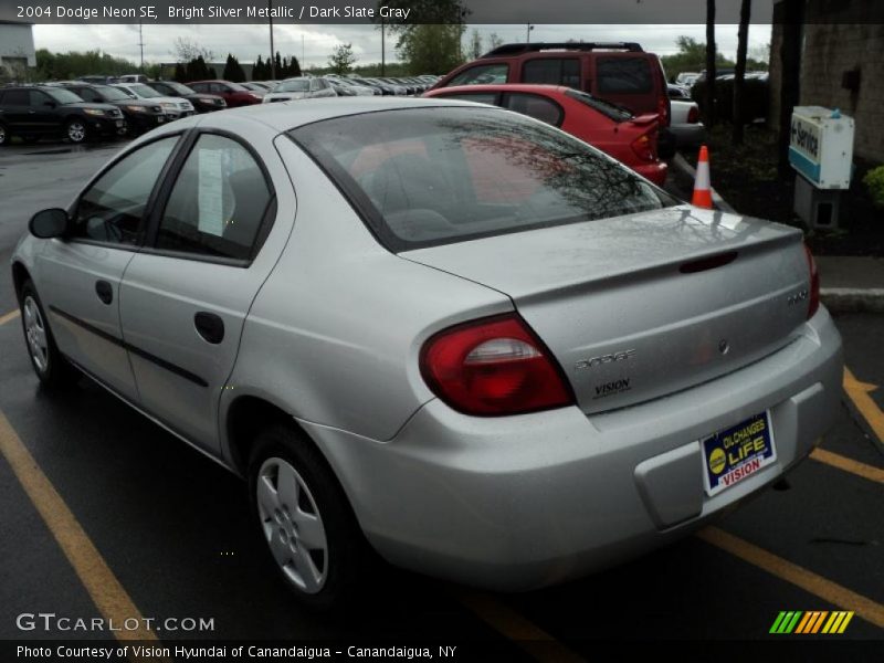 Bright Silver Metallic / Dark Slate Gray 2004 Dodge Neon SE