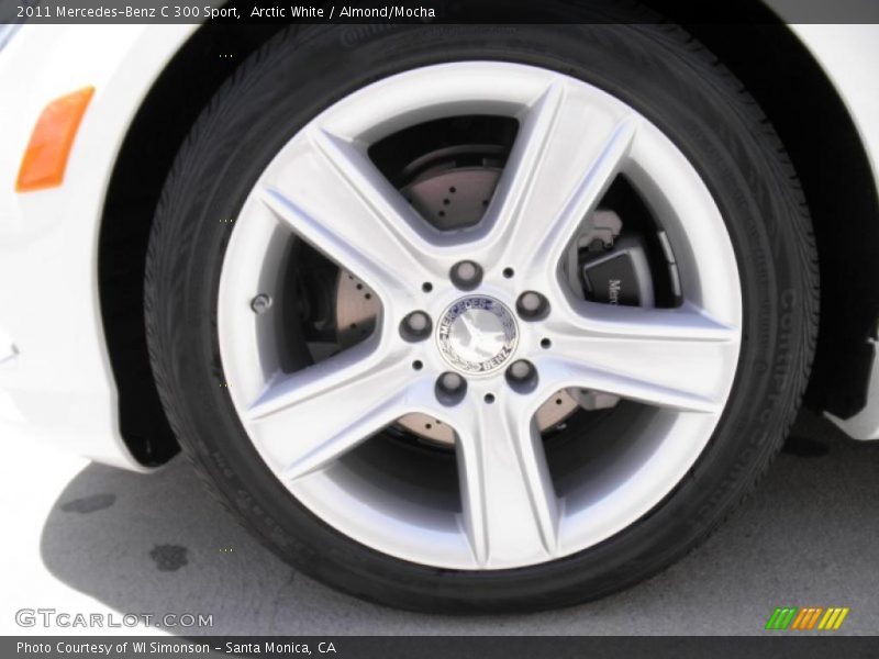Arctic White / Almond/Mocha 2011 Mercedes-Benz C 300 Sport