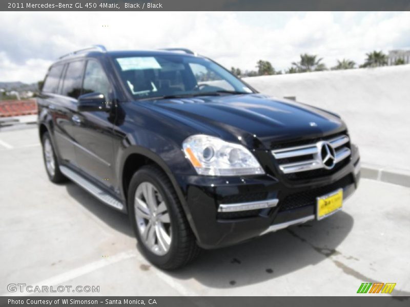 Black / Black 2011 Mercedes-Benz GL 450 4Matic