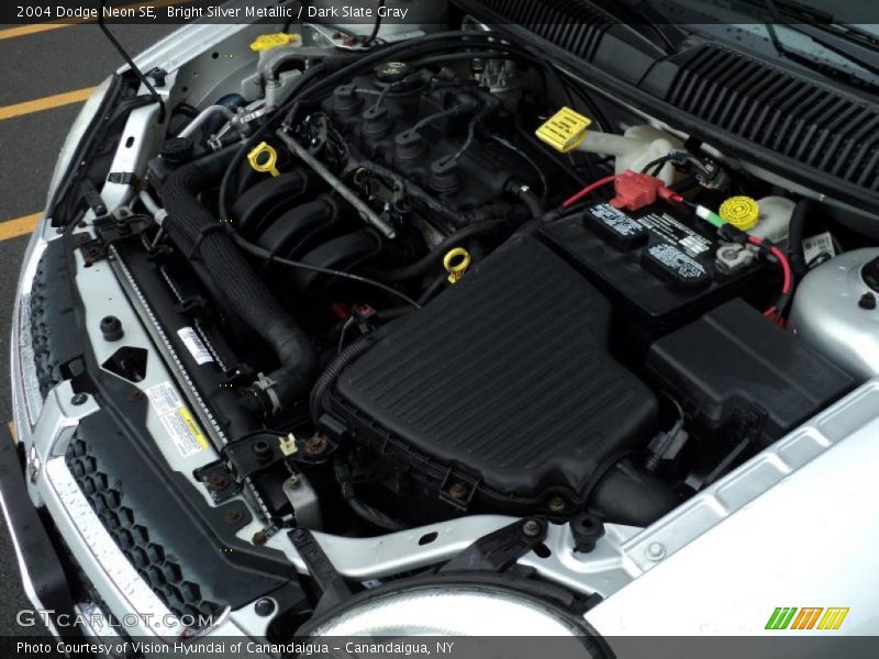 Bright Silver Metallic / Dark Slate Gray 2004 Dodge Neon SE