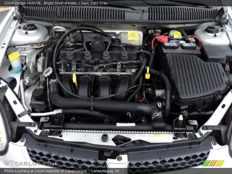 Bright Silver Metallic / Dark Slate Gray 2004 Dodge Neon SE