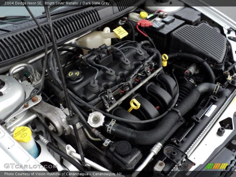 Bright Silver Metallic / Dark Slate Gray 2004 Dodge Neon SE