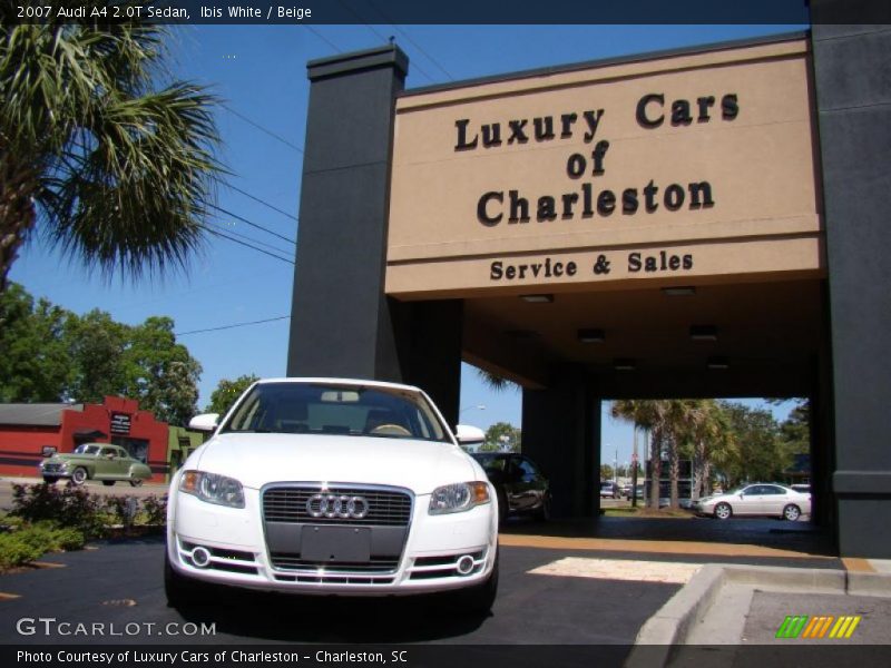Ibis White / Beige 2007 Audi A4 2.0T Sedan