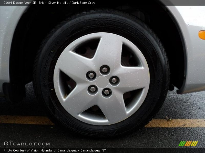Bright Silver Metallic / Dark Slate Gray 2004 Dodge Neon SE