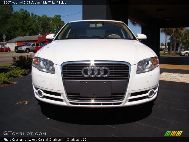 Ibis White / Beige 2007 Audi A4 2.0T Sedan