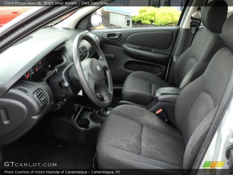 Bright Silver Metallic / Dark Slate Gray 2004 Dodge Neon SE
