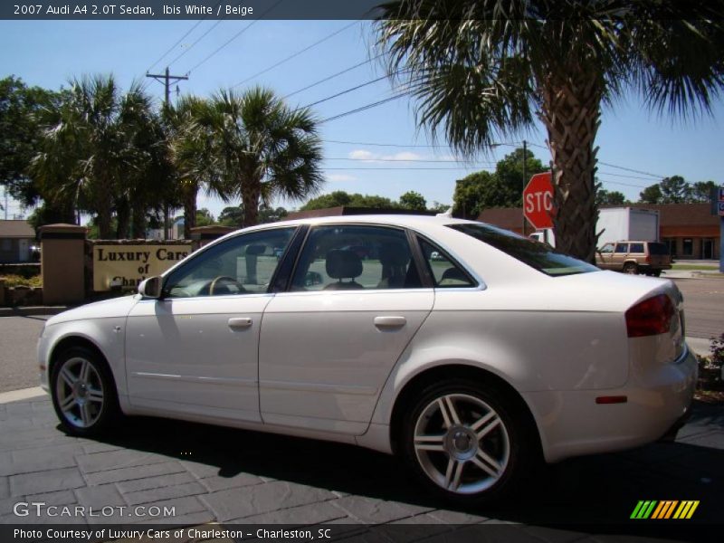 Ibis White / Beige 2007 Audi A4 2.0T Sedan