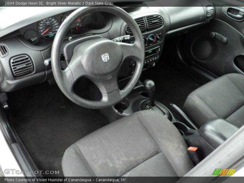Bright Silver Metallic / Dark Slate Gray 2004 Dodge Neon SE