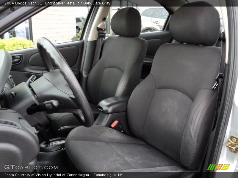 Bright Silver Metallic / Dark Slate Gray 2004 Dodge Neon SE