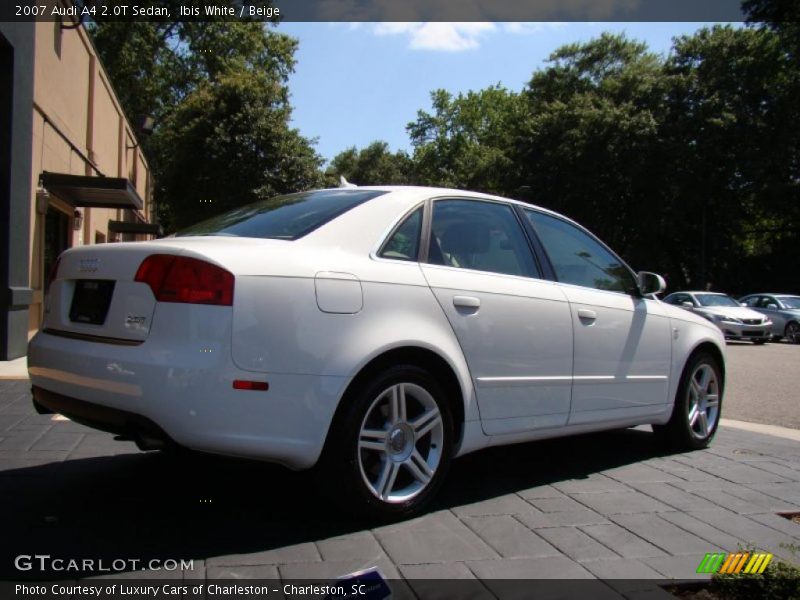 Ibis White / Beige 2007 Audi A4 2.0T Sedan