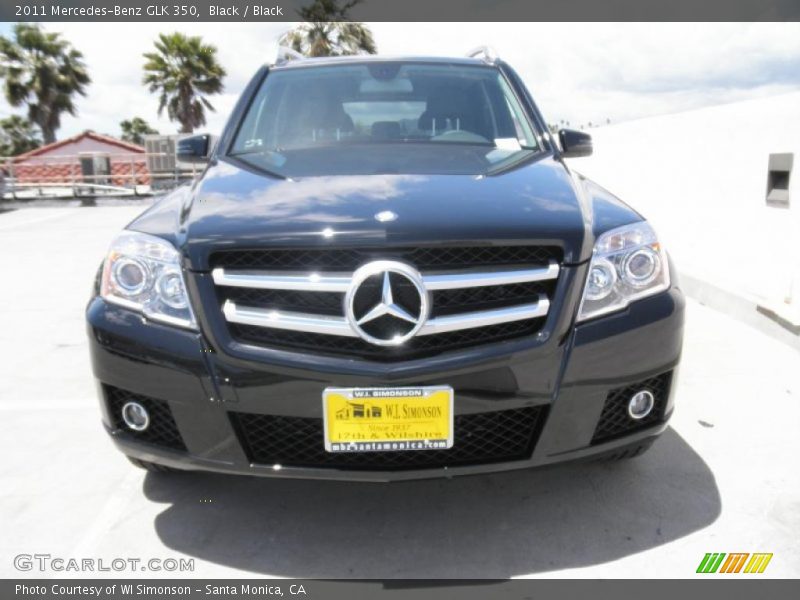 Black / Black 2011 Mercedes-Benz GLK 350