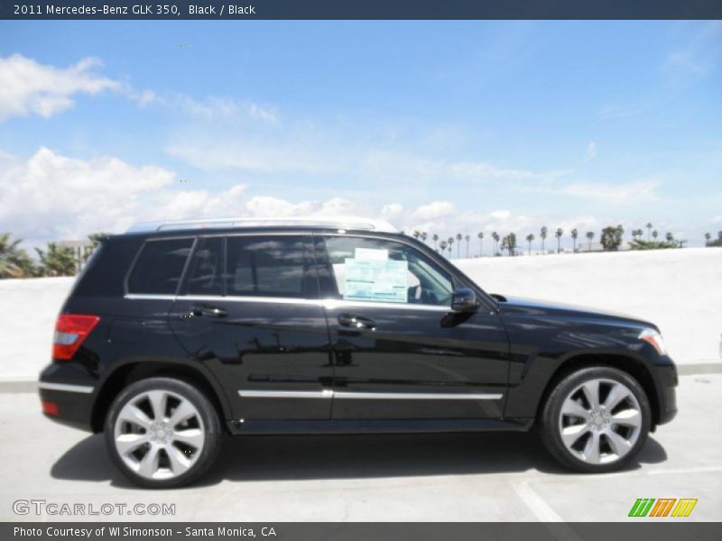 Black / Black 2011 Mercedes-Benz GLK 350