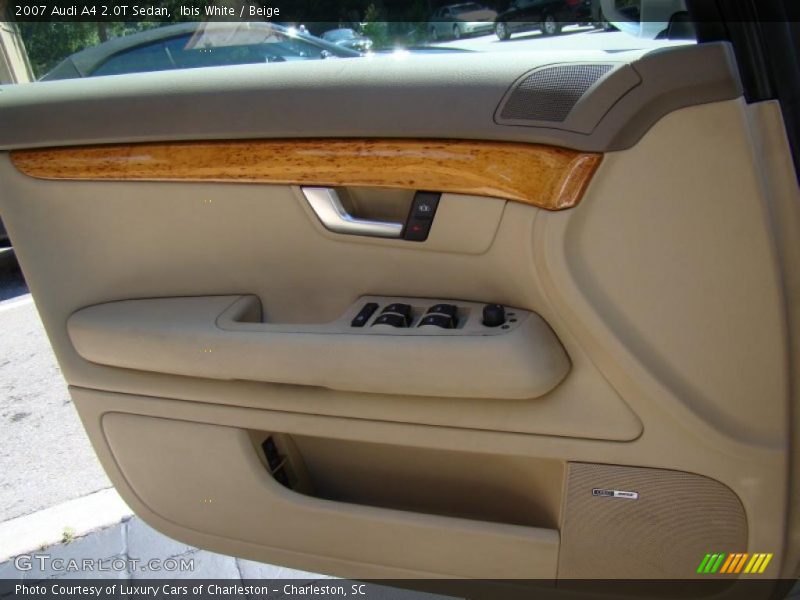 Ibis White / Beige 2007 Audi A4 2.0T Sedan