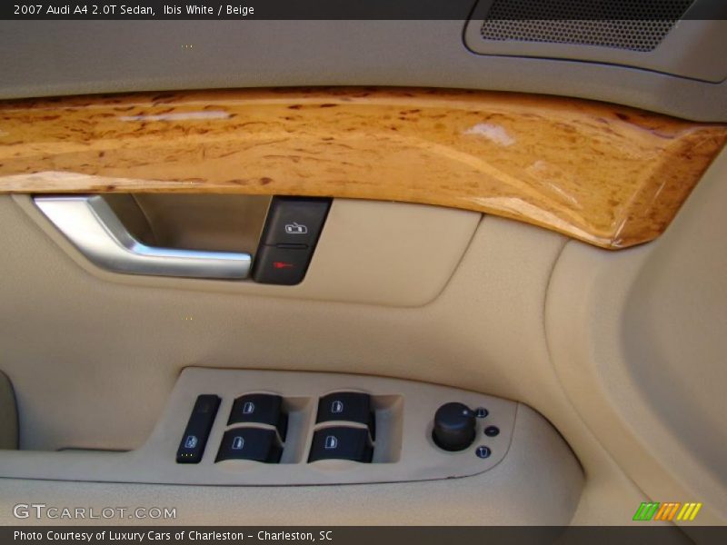 Ibis White / Beige 2007 Audi A4 2.0T Sedan