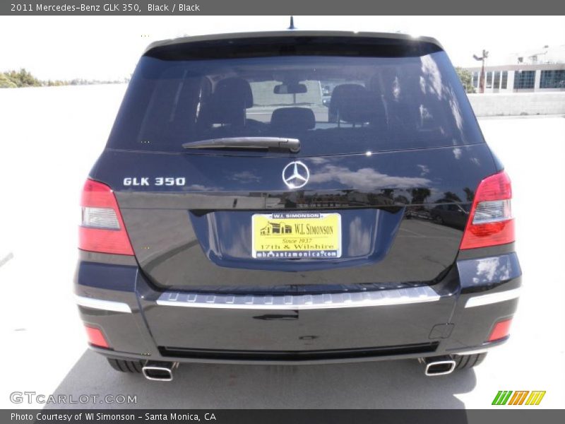 Black / Black 2011 Mercedes-Benz GLK 350