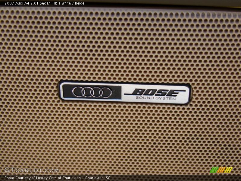 Ibis White / Beige 2007 Audi A4 2.0T Sedan